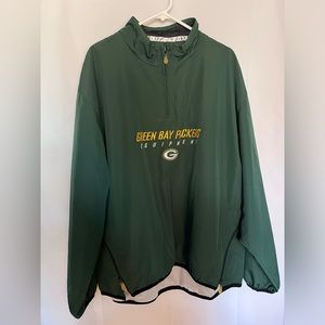 Green Bay Packers Reebok windbreaker. Men’s XL